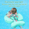 Ergonomic Non-Inflatable Buoy Baby Swim Float with Removable Canopy