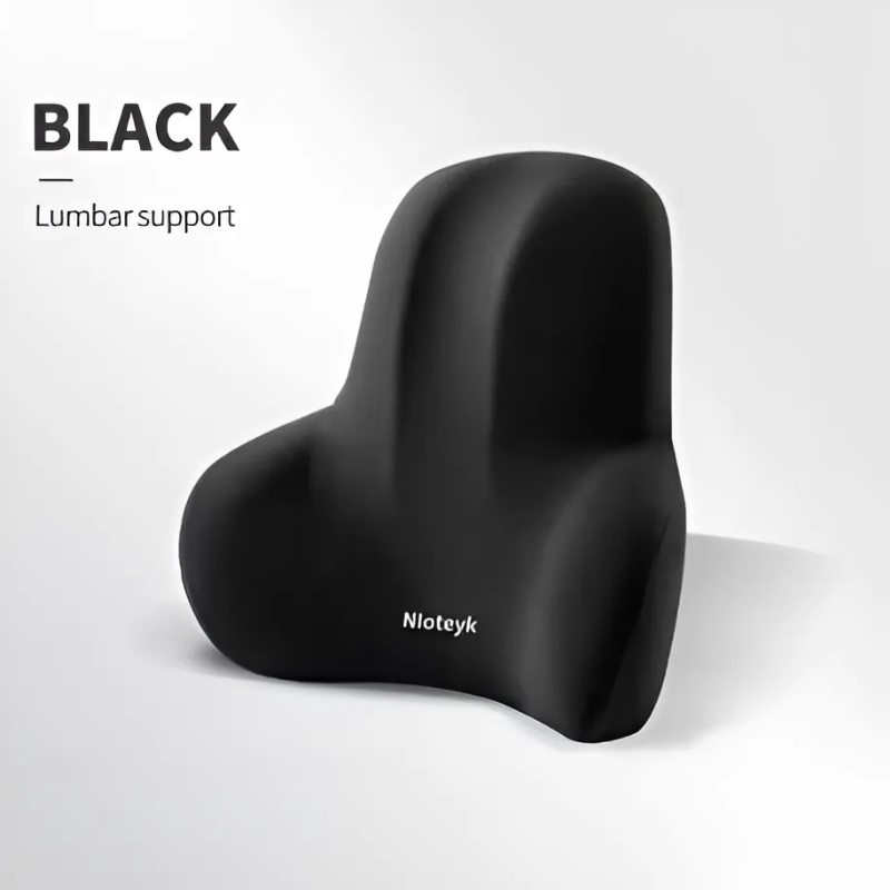 Ergonomic Memory Foam Car Seat Cushion - Neck & Lumbar Support
