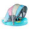 Ergonomic Non-Inflatable Buoy Baby Swim Float with Removable Canopy