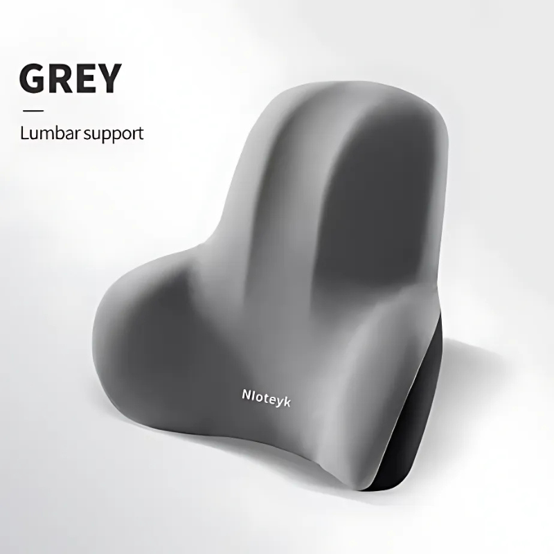 Ergonomic Memory Foam Car Seat Cushion - Neck & Lumbar Support