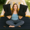 DrivePerk Inflatable Portable Leak-Proof High Quality Travel & Camping Car Air Mattress Back Seat Bed with 2 Pillows & Carry Bag for All Car Models