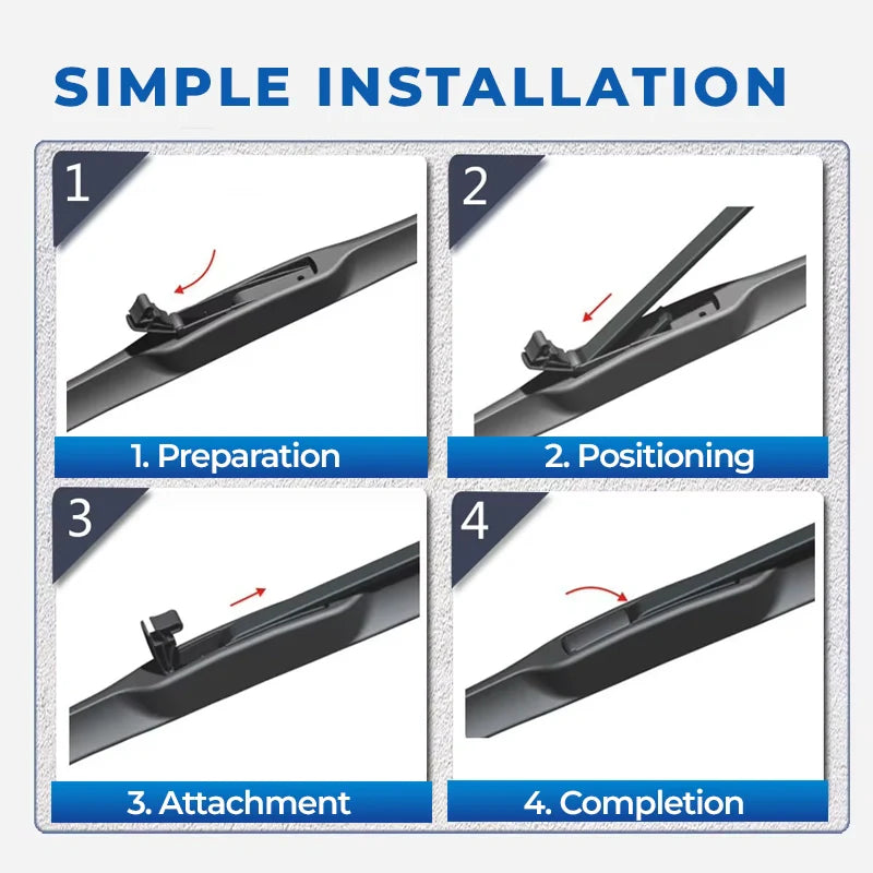 ClearDrive Wiper Blades – Streak-Free, Whisper-Quiet & All-Car Fit