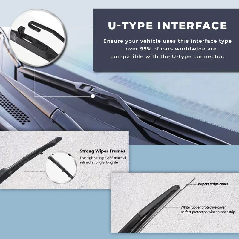 ClearDrive Wiper Blades – Streak-Free, Whisper-Quiet & All-Car Fit