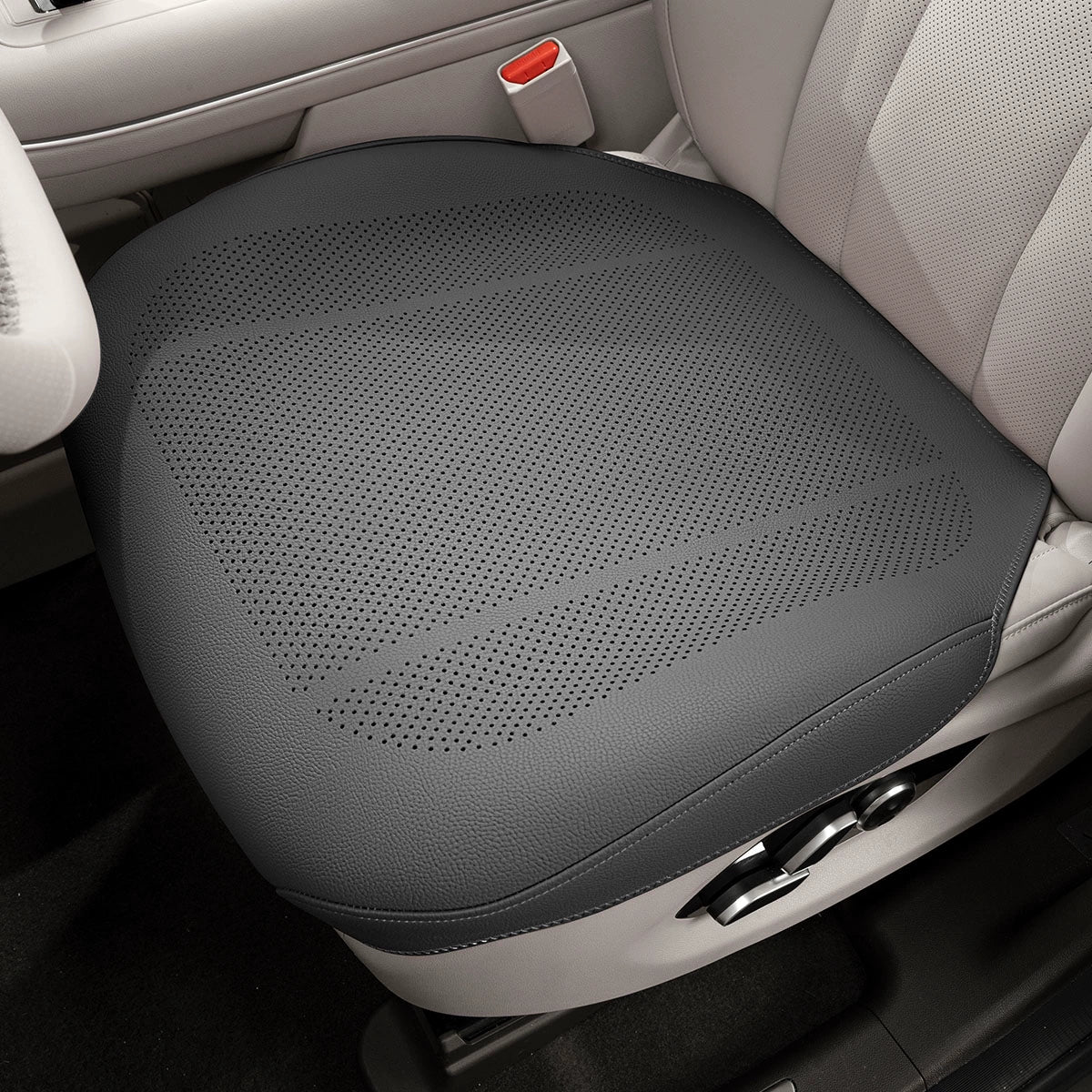 Tesla Four Seasons Leather Seat Cushion Cover | Full Surround, Protective & Breathable