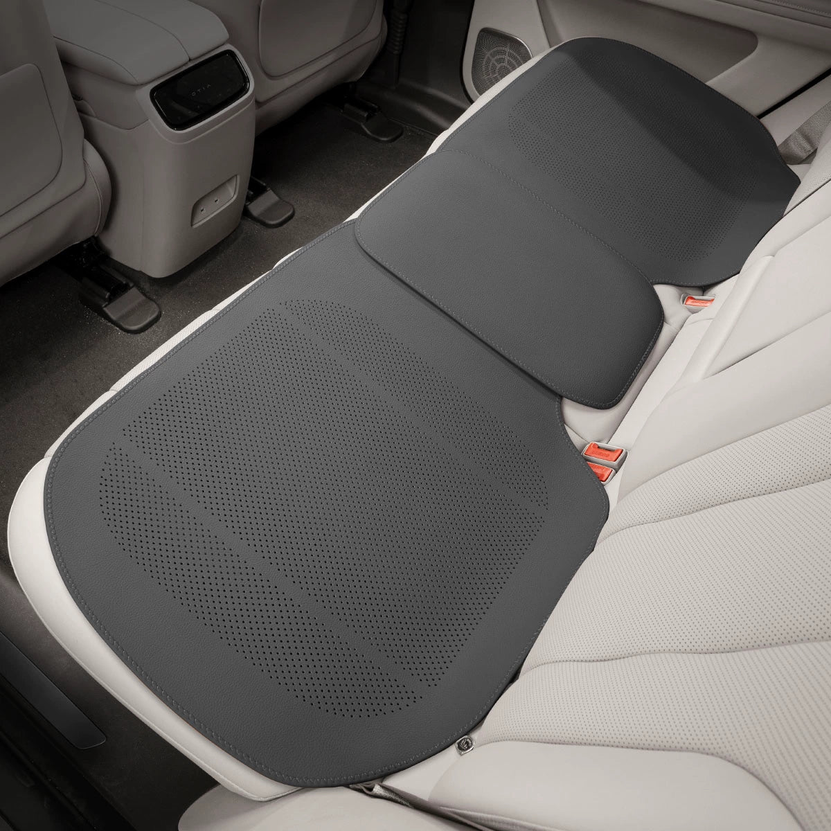 Tesla Four Seasons Leather Seat Cushion Cover | Full Surround, Protective & Breathable