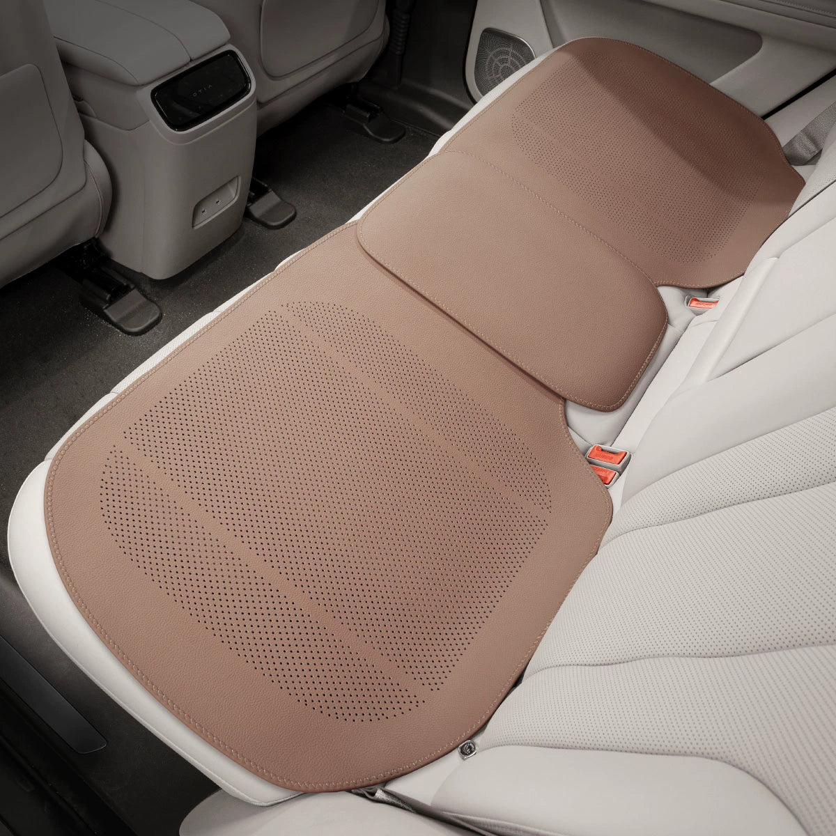 Tesla Four Seasons Leather Seat Cushion Cover | Full Surround, Protective & Breathable
