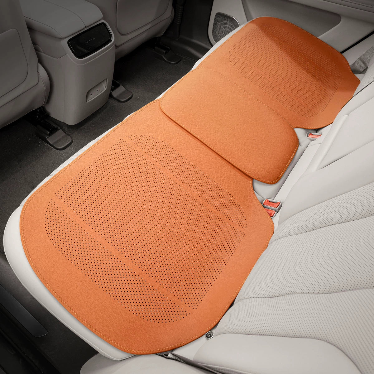 Tesla Four Seasons Leather Seat Cushion Cover | Full Surround, Protective & Breathable