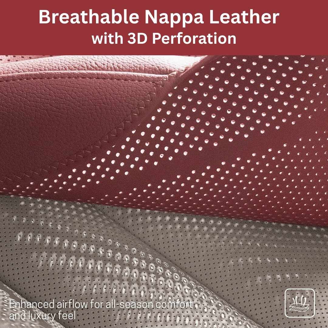 Tesla Four Seasons Leather Seat Cushion Cover | Full Surround, Protective & Breathable