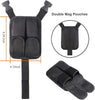 Baldman Shoulder Holster with Vertical Holster & Double Magazine Pouch, Adjustable Universal Fit
