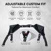 Baldman Shoulder Holster with Vertical Holster & Double Magazine Pouch, Adjustable Universal Fit