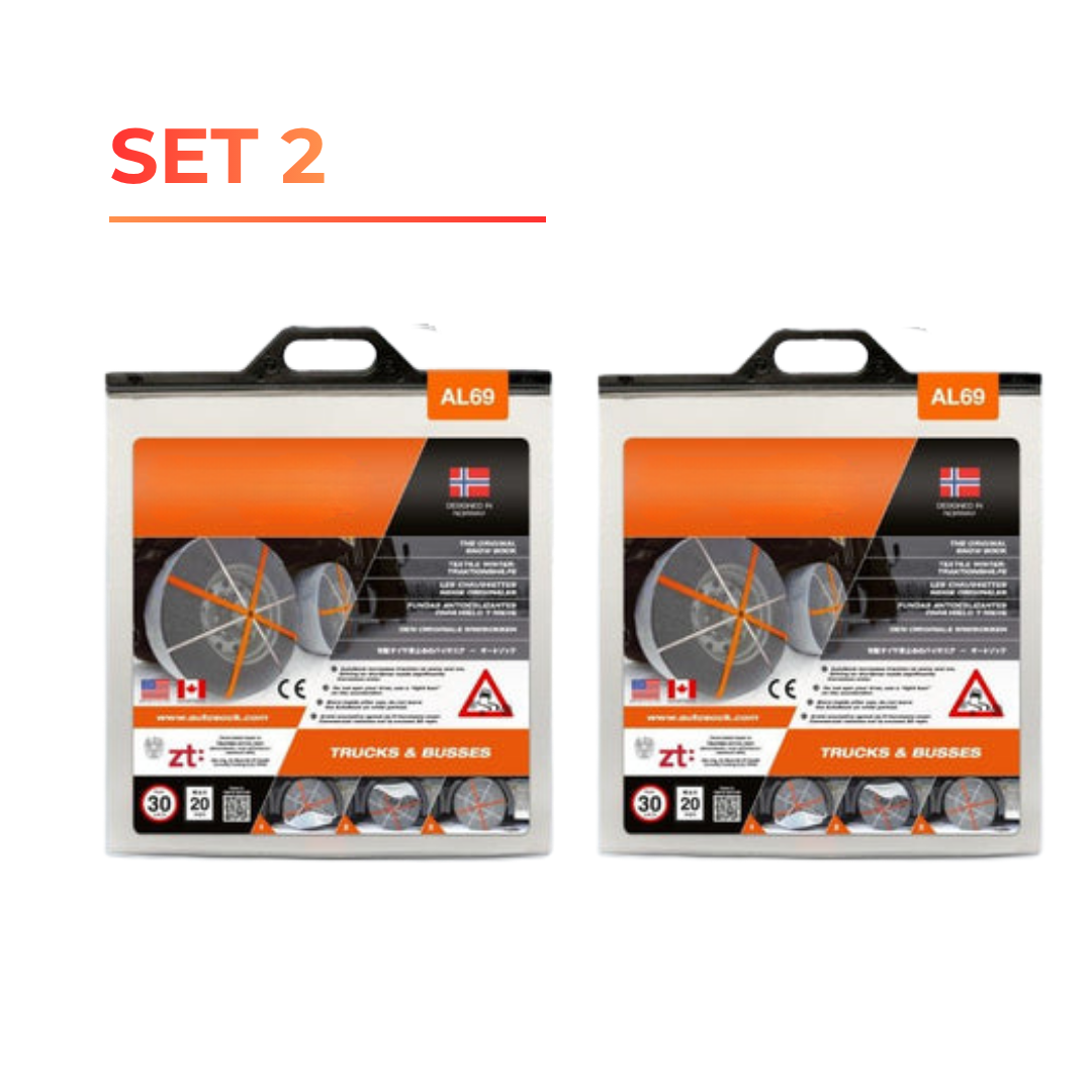 ISSE Snow Grip Tire Socks – Emergency Winter Traction for Snow & Ice