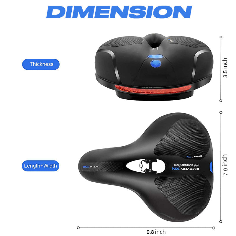 Ergonomic Comfortable Breathable Bike Seat Replacement Universal Fit