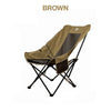 Reclining Adjustable Portable Folding Chair with Footrest for Beach, Lounge, Fishing