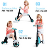 3 In 1 Kids Convertible Scooter/Tricycle/Balance Bike