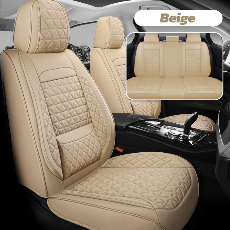 Aplex luxury Breathable Leather Car Seat Cover for Cars, SUV