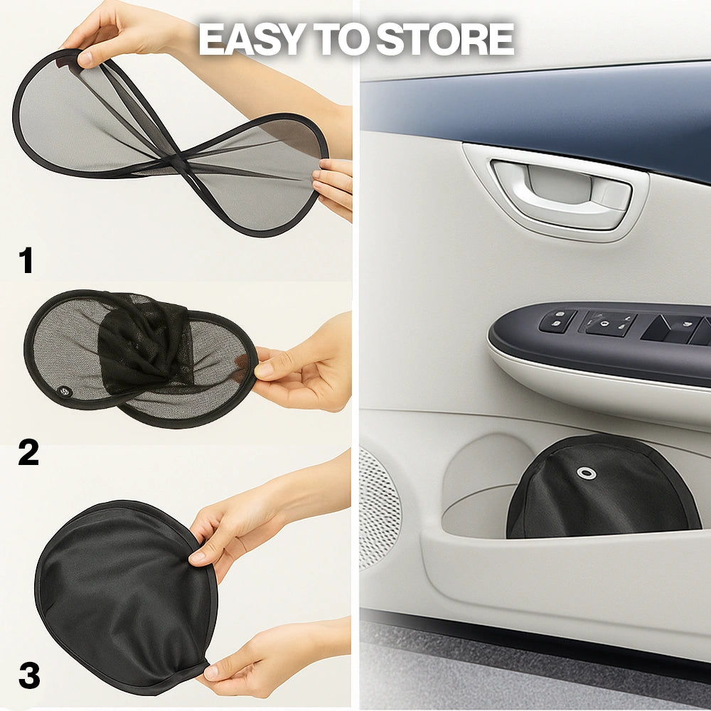 Universal Fit Car Window UV Protection Sunshade Set