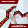 Multifunctional Adjustable Foldable Magnetic Ruler Level Tool for Precision Measurement