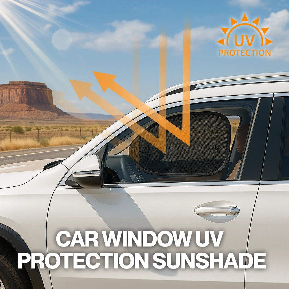Universal Fit Car Window UV Protection Sunshade Set