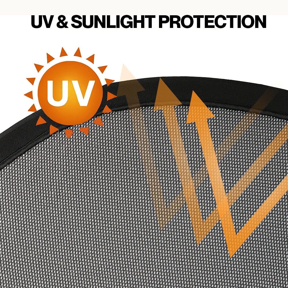 Universal Fit Car Window UV Protection Sunshade Set