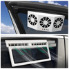 Solar Powered Energy Saving Air Vent Radiator Car Exhaust Fan