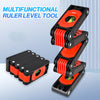 Multifunctional Adjustable Foldable Magnetic Ruler Level Tool for Precision Measurement