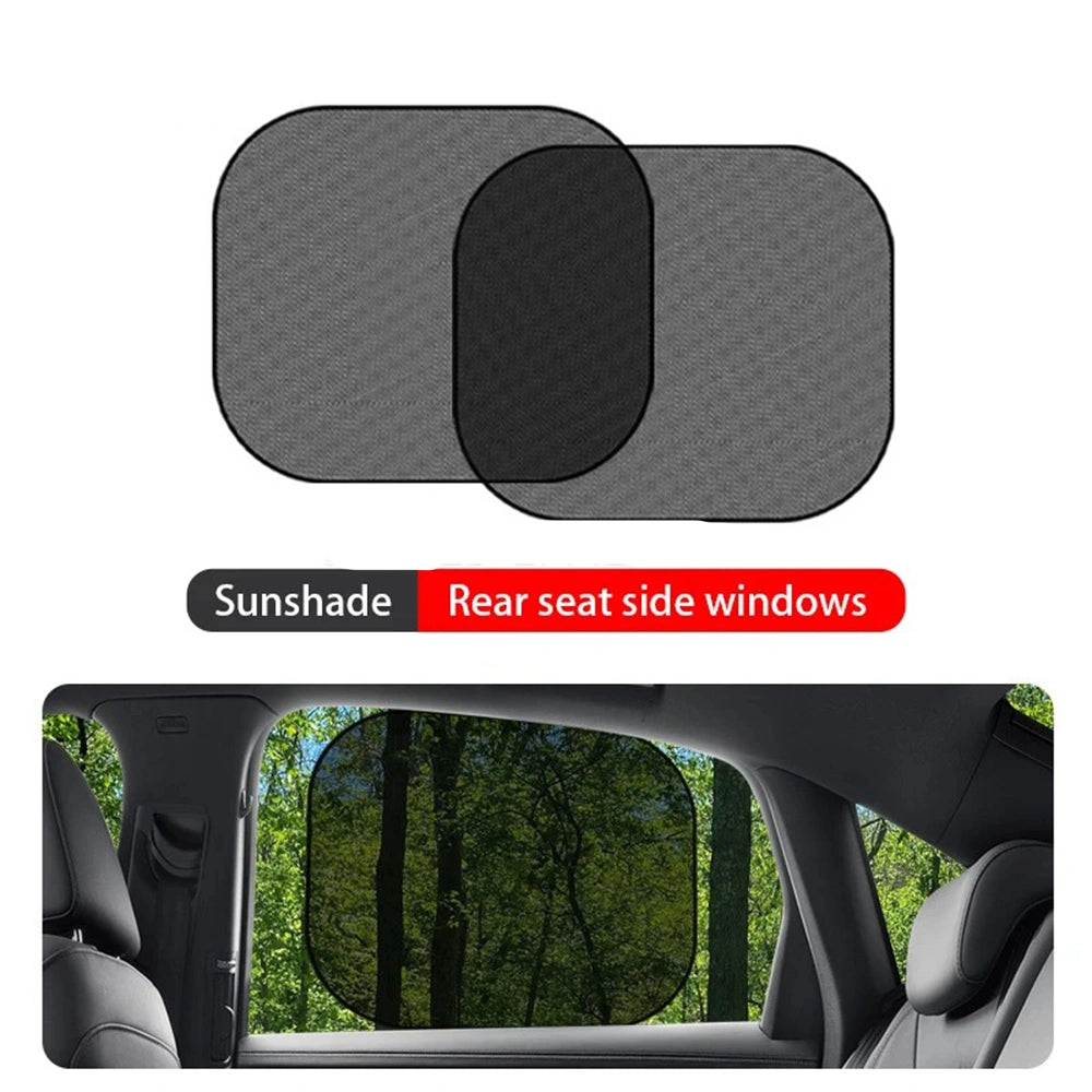 Universal Fit Car Window UV Protection Sunshade Set