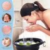 Foldable Silicone Facial Ice Bath Bowl, Ice Face Bowl with Built-in Ice Tray