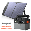 Portable Solar Charger Portable Power Station,Mobile Emergency Backup Power With Foldable Solar Panel Charger