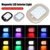 8-Color Magnetic USB Charging LED Car Interior Night Light