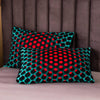 3D Soft Geometric Stereoscopic Dense Hole Warm Duvet Patterns Bedding Set