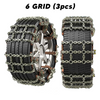 Snow Emergency Anti Slip Car Tire Chains with Thickened Steel for Truck SUV in Snow, Ice, Sand and Mud