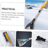 Telescopic Snow Brush & Detachable Ice Scraper with Ergonomic Foam for Cars, SUV