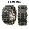 Snow Emergency Anti Slip Car Tire Chains with Thickened Steel for Truck SUV in Snow, Ice, Sand and Mud