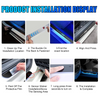 4Pcs Customizable Wireless Auto-Sensing LED Car Door Sill Lights for All Car Models