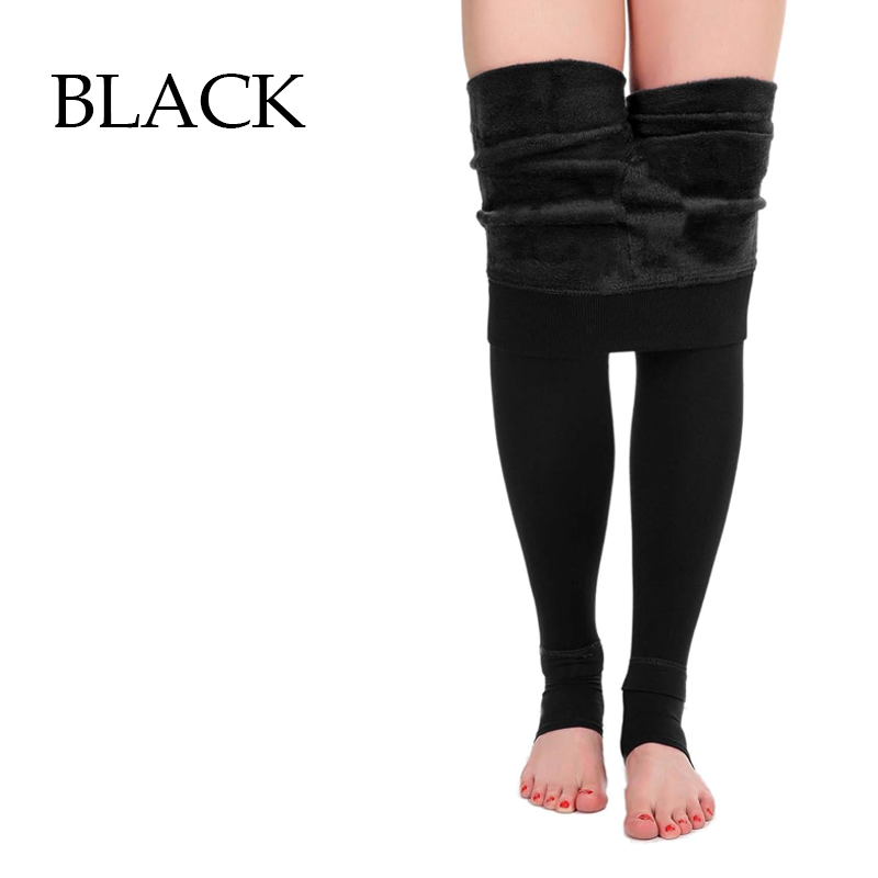 Women Warm Fleece Lined Leggings for Winter