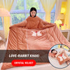 Multifunctional Winter Lazy Thickened Skin-friendly Brushed Quilt with Sleeves