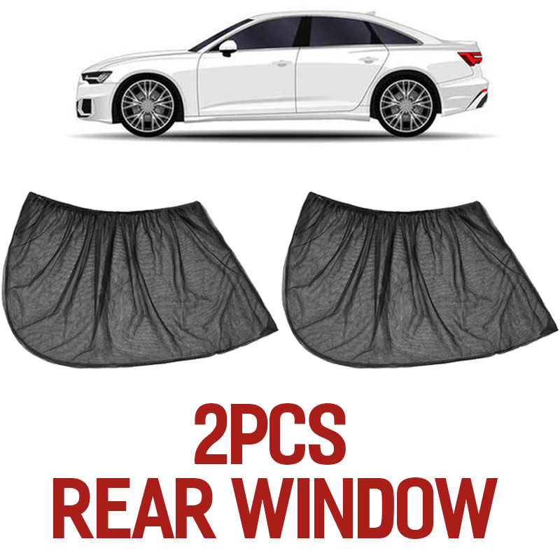 Breathable & Stretchy Mesh Car Window Sunshades for Cars, SUV