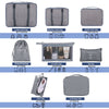 8 Pcs Set Waterproof Large Capacity Travel Luggage Packing Organizer Bags