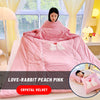 Multifunctional Winter Lazy Thickened Skin-friendly Brushed Quilt with Sleeves