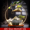 LED Mist Zen Incense Burner Wealth-promoting Feng Shui Circulating Water Fountain Ornaments