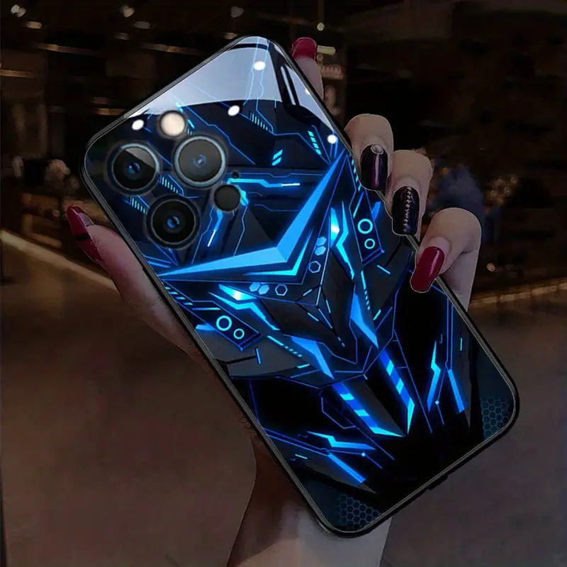 Glowing Luminous Illuminated  Smart Voice Controlled Cover For Iphone & Samsung Smartphone Series