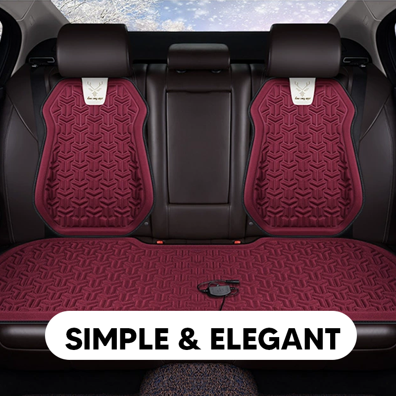 Heated Seat Cushion Cover For Full Back & Seat