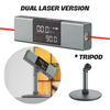 2 In 1 Protractor Digital Multifunctional Laser Leveler Tool Metal with Tripod Stand