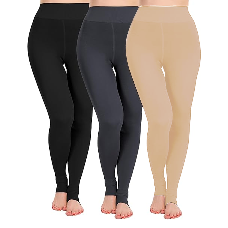 Women Warm Fleece Lined Leggings for Winter