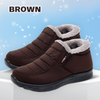 2023 Ergonomic Shoes Winter Non-slip Waterproof Snow Plush Ankle Boots