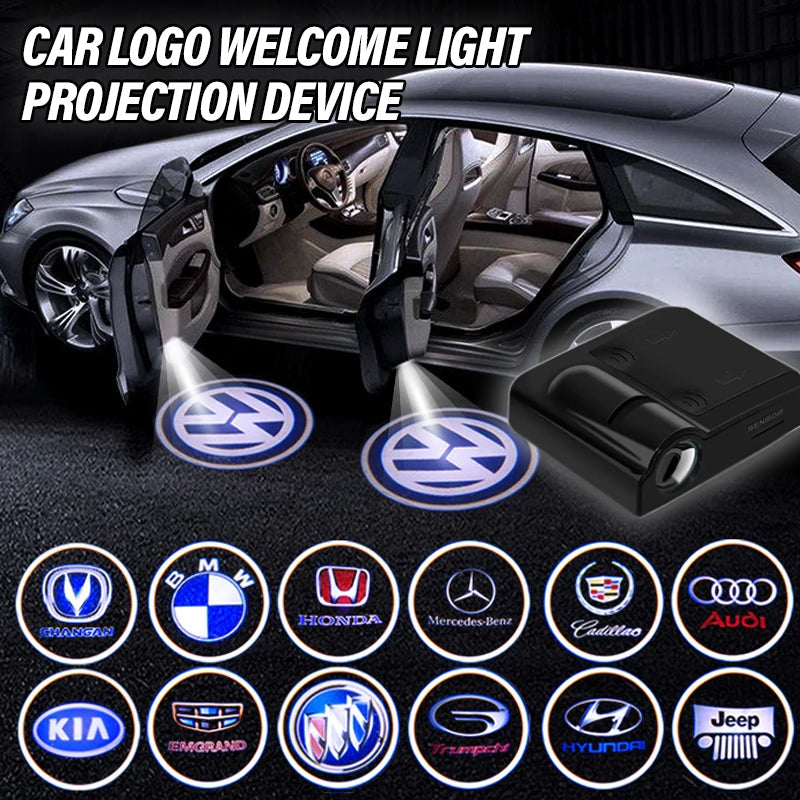 Wireless Car Door Logo Welcome Light Led Projection Laser Lamp