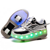 2023 New Kids LED USB Rechargeable Roller Skates Sports Sneakers