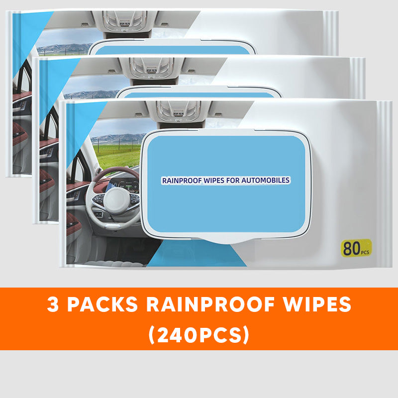 Universal Car Windshield Glass Eco-friendly Long-lasting Rainproof and Anti-fog Wipes