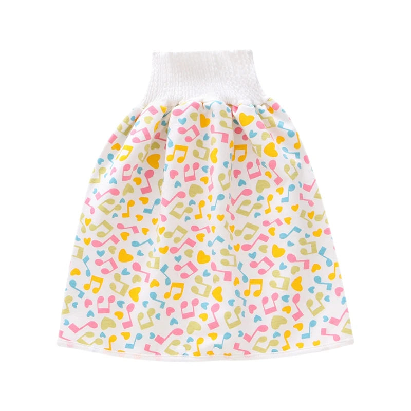 Unisex Leak-proof Super Absorbent High Waist Comfy Cloth Diaper Skirt & Pants for Infants Baby Kids