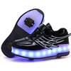 2023 New Kids LED USB Rechargeable Roller Skates Sports Sneakers